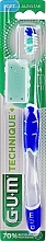 Парфумерія, косметика Зубна щітка "Technique+", м'яка, синя - G.U.M Soft Compact Toothbrush