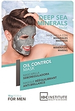 Парфумерія, косметика Маска для обличчя себорегулювальна для чоловіків - IDC Institute Oil Control Mask For Men