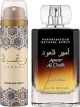 УЦЕНКА Lattafa Perfumes Ameer Al Oudh - Набор (edp/100 ml + deo/spray/50 ml) * — фото N2