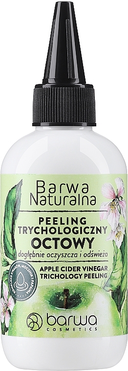 Уксусный трихологический пилинг для кожи головы - Barwa Natural Apple Cider Vinegar Trichology Peeling — фото N1