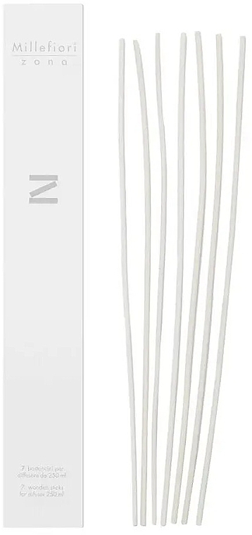 Палички для аромадифузора 250 мл - Millefiori Milano Zona White Sticks — фото N1
