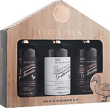 Духи, Парфюмерия, косметика Набор - Baylis & Harding Men's Fuzzy Duck Ginger & Lime Lixury Grooming Gift Set (shm/300ml + shm/300ml + sh/gel/300ml)