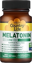 Парфумерія, косметика Вітамінно-мінеральний комплекс "Мелатонін, 3 мг" - Country Life Melatonin