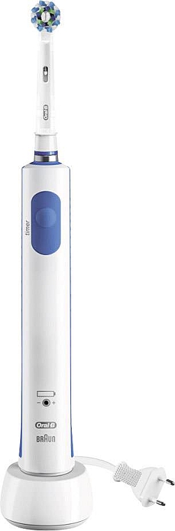 Електрична зубна щітка - Oral-B Pro 600 White & Clean — фото N3
