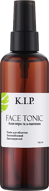 Тоник для лица "Алоэ-вера" - K.I.P. Face Tonic — фото N1