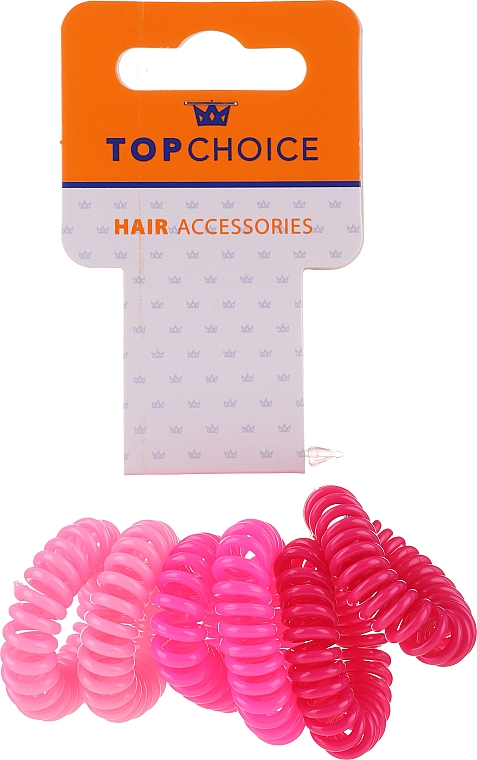 Резинки для волосся, 6 шт., 22432 - Top Choice — фото N1