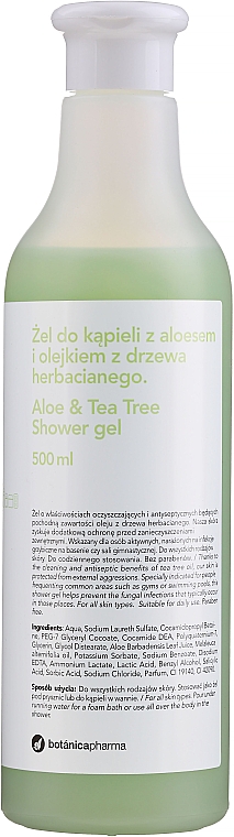 Гель для душа с алоэ и маслом чайного дерева - Botanicapharma Gel — фото N1