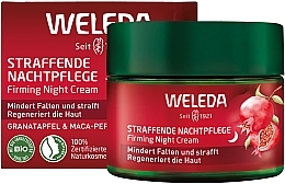 Нічний крем-ліфтинг "Гранат та пептиди Маки перуанської" - Weleda Pomegranate & Poppy Peptide Firming Night Cream — фото N2