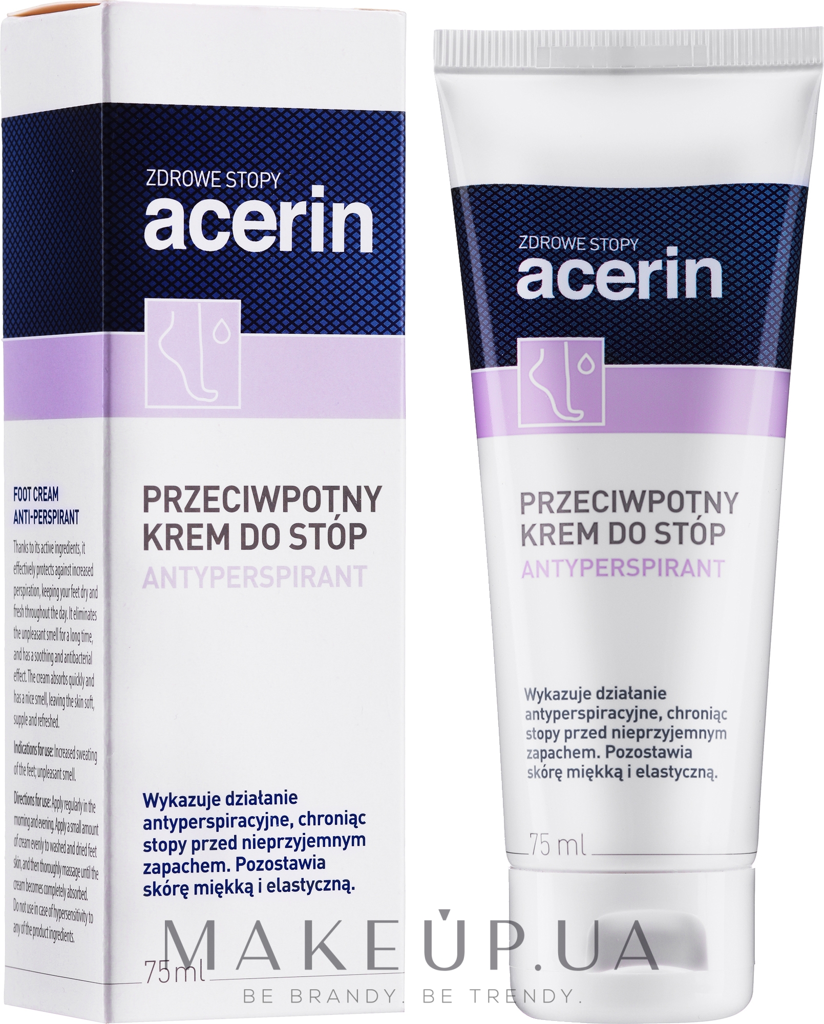 Крем для ніг проти запаху поту - Acerin Cream — фото 75ml