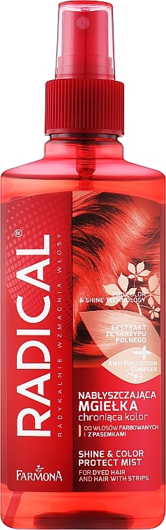 Спрей для фарбованого й меліруваного волосся - Farmona Radical Pro Color & Shine Technology Mist — фото N1