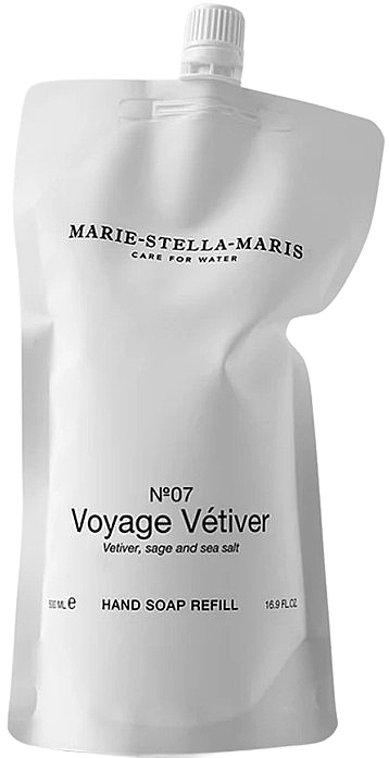 Мыло для рук - Marie-Stella-Maris №07 Voyage Vetiver Hand Soap Refill (сменный блок) — фото N1