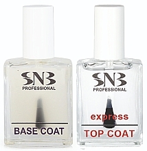 Набір - SNB Professional (base/coat/15ml + top/coat/15ml) — фото N1