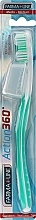 Зубна щітка з ковпачком, зелена - Farma Line Action 360 — фото N1