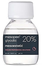 Поверхневий гліколевий пілінг 20% - Mesoestetic Mesopeel Glycolic 20% — фото N2