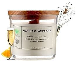 Аромасвеча "Vanilla&Champagne", в стакане - Purity Candle — фото N1