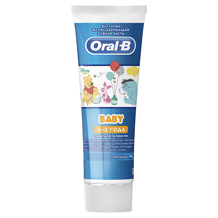 Дитяча зубна паста - Oral-B Baby Winnie Pooh Toothpaste — фото N2