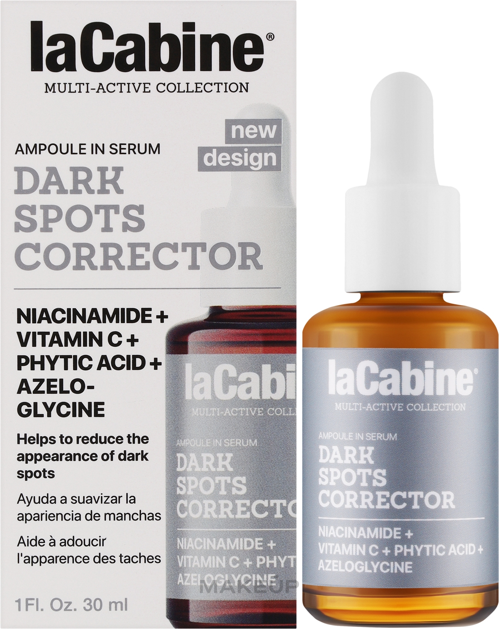 Высококонцентрированная сыворотка для лица против пигментных пятен - La Cabine Dark Spots Corrector — фото 30ml