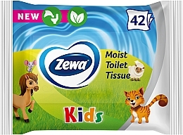 Духи, Парфюмерия, косметика Туалетная бумага влажная - Zewa Kids moist 42