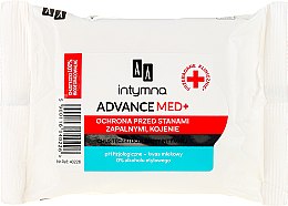 Духи, Парфюмерия, косметика Влажные салфетки для интимной гигиены - AA Intymna Advanced Med