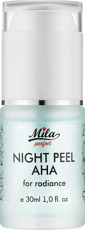 AHA пилинг ночной для сияния кожи, рН 4,0 - Mila Perfect Night Peel AHA — фото N1