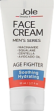 Духи, Парфюмерия, косметика Увлажняющий и заживляющий крем для мужчин - Jole Hydrating & Sooting Cream For Men 