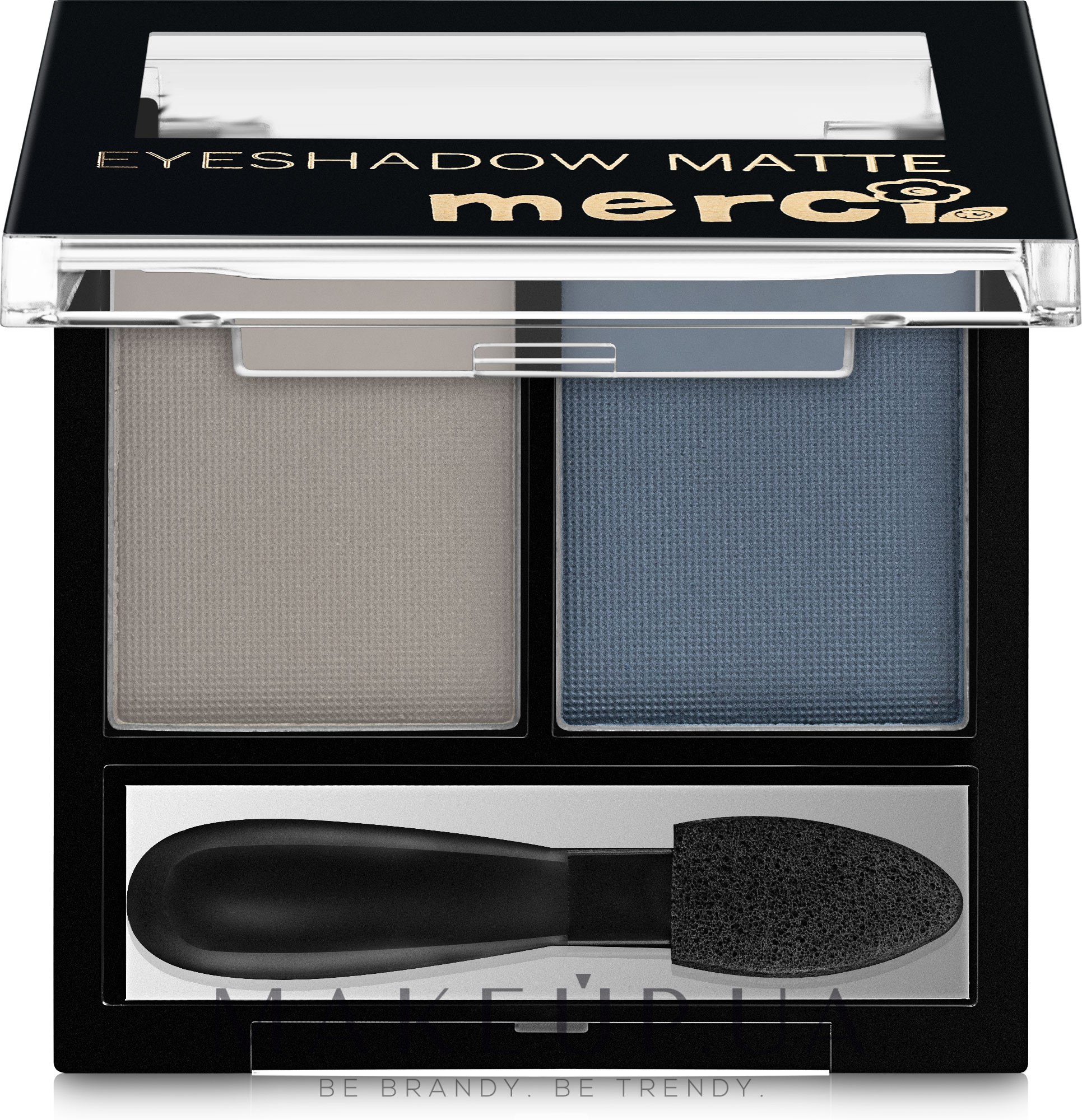 Матовые тени для век, двойные - Merci Eyeshadow Matte — фото 02