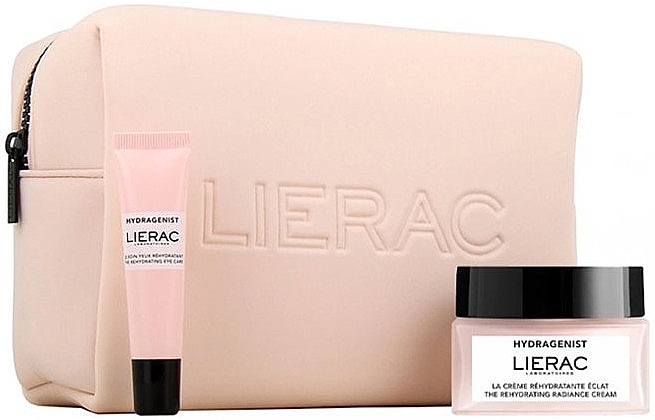 Набір - Lierac Hydragenist (f/cr/50ml + eye/cr/15ml+ bag) — фото N1