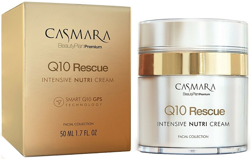 Крем для обличчя, живильний - Casmara Q10 Rescue Intensive Nutri Cream — фото N1