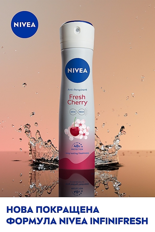 Антиперспірант "Свіжа вишня" - NIVEA Fresh Cherry Anti-Perspirant — фото N3