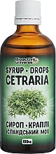 Сироп-краплі "Ісландський мох", без цукру - Bioactive Universe Syrup-Drops Cetraria — фото N1