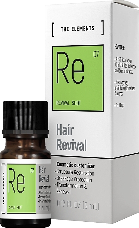 Комплекс для восстановления поврежденных волос - Pharma Group Laboratories The Elements Hair Revival — фото N1