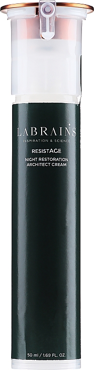 Крем для восстановления кожи лица - Labrains Resistage Night Restoration Architect Cream (запаска)  — фото N3