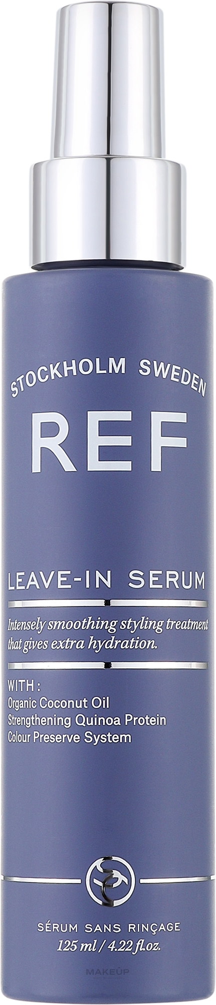 Незмивна сироватка для укладання волосся з протеїнами та рослинними екстрактами - REF Leave-In Serum — фото 125ml