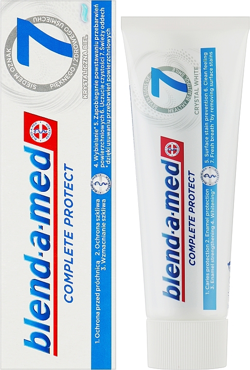Зубная паста "Экстра Отбеливание" - Blend-a-med Complete Protect 7 Crystal White Toothpaste — фото N14