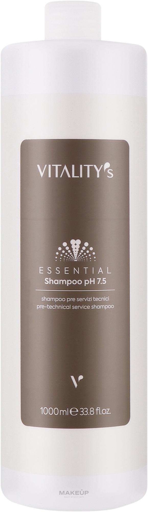 Шампунь для волос 7.5Ph - Vitality's Essential Shampoo — фото 1000ml