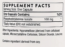 Диетическая добавка "Фосфатидилсерин", капсулы - Thorne Research Iso-Phos Phosphatidylserine — фото N3