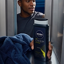 Гель для душу 3 в 1 - Nivea Men Deep Sport MAXXTECH Shower Gel — фото N6