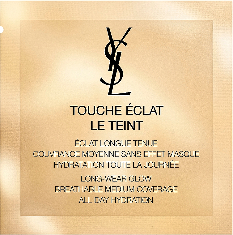 ПОДАРОК! Тональная основа - Yves Saint Laurent Touche Eclat Le Teint (пробник) — фото N1