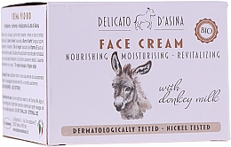 Крем для обличчя з ослиним молоком - Florinda Delicato d'Asina Face Cream — фото N1