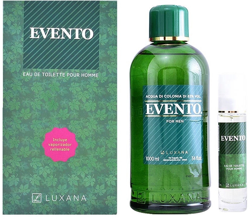 Luxana Evento - Набор (edt/1000ml + edt/50ml) — фото N1