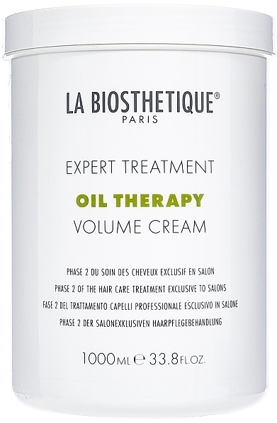 Маска для відновлення тонкого волосся - La Biosthetique Oil Therapy Volume Cream — фото N1