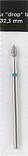 Фреза, пуля, 2,3 мм, синяя - Head The Beauty Tools — фото N1