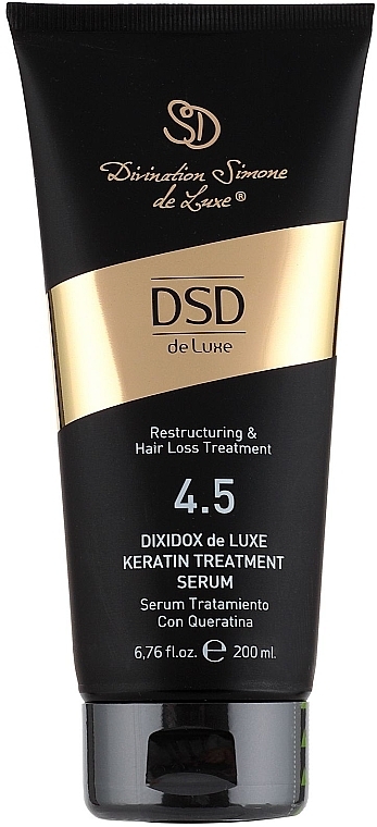 Сыворотка обогащённая кератином Диксидокс Де Люкс 4.5 - Simone DSD De Luxe Dixidox DeLuxe Keratin Treatment Serum — фото N3