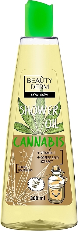 Масло пенное для душа "Cannabis" - Beauty Derm 