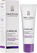 Парфумерія, косметика Зміцнювальний крем для обличчя - Iwostin Capillin Intensive Cream SPF 20