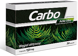 Дієтична добавка в таблетках - Aflofarm Carbo Activ Vita — фото N1
