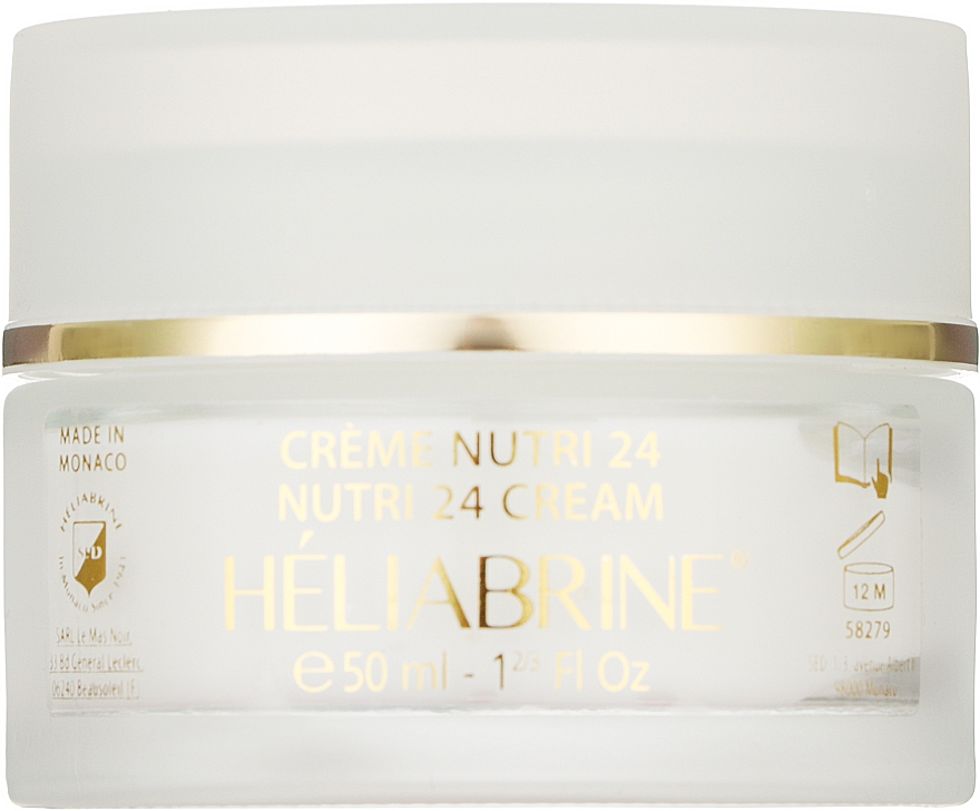 Зволожувальний і тонізувальний крем для сухої шкіри обличчя - Heliabrine Nutri 24 Cream — фото N1