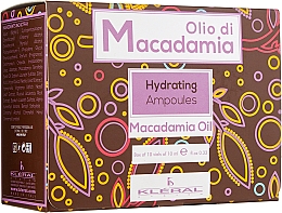 Парфумерія, косметика Ампули для зволоження волосся - Kleral System Olio Di Macadamia Hydrating Ampoules
