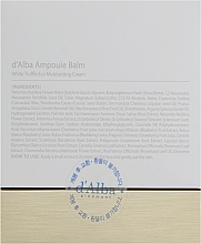 Зволожувальний крем для обличчя з екстрактом білого трюфеля - D'Alba Ampoule Balm White Truffle Eco Moisturizing Cream — фото N3
