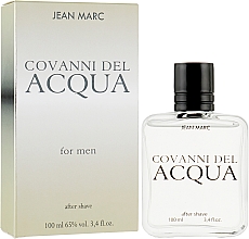 Jean Marc Covanni Del Acqua - Лосьйон після гоління — фото N1